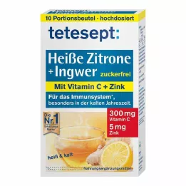 TETESEPT Vroča limona z ingverjevim sladkorjem v prahu, 10X3 g