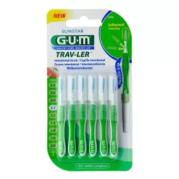 GUM TRAV-LER 1,1 mm zelena jelka + 6 kapic, 6 kosov