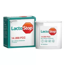LACTOSTOP 14.000 FCC Dozator za tablete, 40 kosov