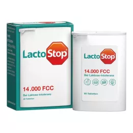 LACTOSTOP 14.000 FCC Dozator za tablete, 80 kosov