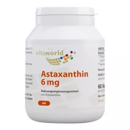 ASTAXANTHIN 6 mg kapsule, 60 kosov