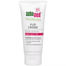 SEBAMED Krema za noge za suho kožo brez parfuma Urea10%, 100 ml