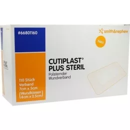 CUTIPLAST Plus sterilna obloga 5x7 cm, 110 kosov