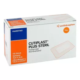 CUTIPLAST Plus sterilna obloga 5x7 cm, 110 kosov