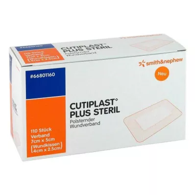 CUTIPLAST Plus sterilna obloga 5x7 cm, 110 kosov