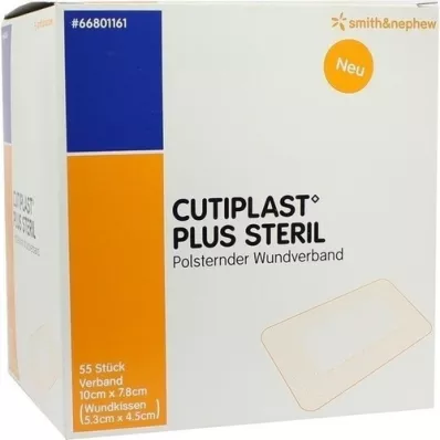 CUTIPLAST Plus sterilna obloga 7,8x10 cm, 55 kosov