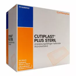 CUTIPLAST Plus sterilna obloga 7,8x10 cm, 55 kosov