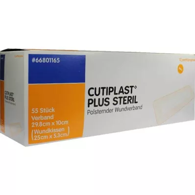 Cutiplast Plus sterilni povoj 10x29,8 cm, 55 kos
