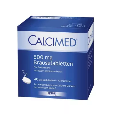 Calcimed 500 mg šumeče tablete, 40 kom