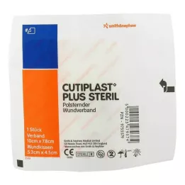 CUTIPLAST Plus sterilna obloga 7,8x10 cm, 1 kos