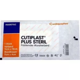 CUTIPLAST Plus sterilna obloga 7,8x15 cm, 1 kos