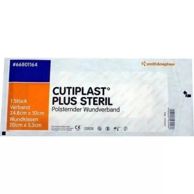 CUTIPLAST Plus sterilna obloga 10x24,8 cm, 1 kos