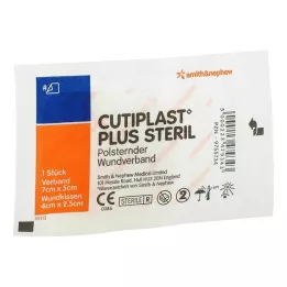CUTIPLAST Plus sterilna obloga 5x7 cm, 1 kos