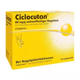CICLOCUTAN 80 mg/g laka za nohte, ki vsebuje aktivno sestavino, 3 g