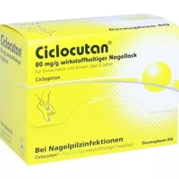 CICLOCUTAN 80 mg/g lak za nohte, ki vsebuje aktivno sestavino, 6 g