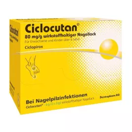 CICLOCUTAN 80 mg/g lak za nohte, ki vsebuje aktivno sestavino, 6 g
