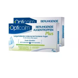 OPTICALM Pomirjujoče kapljice za oči Plus v enkratnem odmerku, 20X0,5 ml