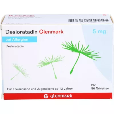 DESLORATADIN Glenmark 5 mg tablete, 50 kosov