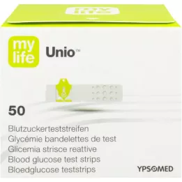 MYLIFE Testni trakovi za merjenje glukoze v krvi Unio, 50 kosov