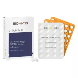 BIO-H-TIN Vitamin H 2,5 mg za 12 tednov tablete, 84 kosov
