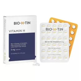 BIO-H-TIN Vitamin H 5 mg za 4 mesece tablete, 60 kosov