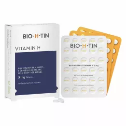 BIO-H-TIN Vitamin H 5 mg za 6 mesecev tablete, 90 kosov