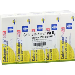 CALCIUM DURA Vit D3 šumeči 1200 mg/800 I.U., 50 kosov