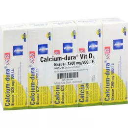 CALCIUM DURA Vit D3 šumeči 1200 mg/800 I.U., 50 kosov