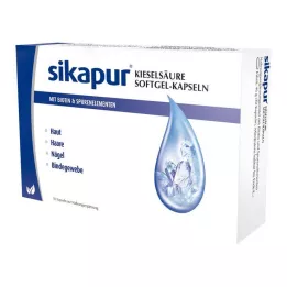 SIKAPUR Silicijeva kislina, mehke gel kapsule z biotinom, 30 kosov
