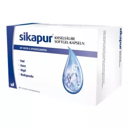 SIKAPUR Silicijeva kislina, mehke gel kapsule z biotinom, 90 kosov