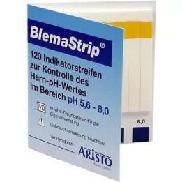 BLEMASTRIP Testni trakovi pH 5,6-8,0, 120 kosov