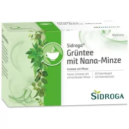 SIDROGA Wellness zeleni čaj s filtrom Nana meta, 20X1,5 g