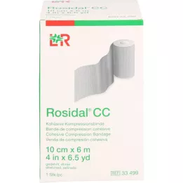 ROSIDAL CC Kohezivni kompresijski povoj 10 cmx6 m, 1 kos