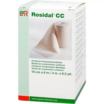 ROSIDAL CC Kohezivni kompresijski povoj 10 cmx6 m, 1 kos