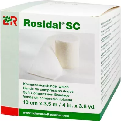 Rosidal SC kompresijski povoj mehak 10cmx3,5m, 1 kos Rosidal SC kompresijski povoj mehak 10cmx3,5m, 1 kos