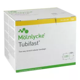 TUBIFAST Dvostranski raztezalni trak 10,75 cmx10 m rumene barve, 1 kos