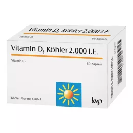 VITAMIN D3 KÖHLER 2.000 I.U. kapsul, 60 kosov