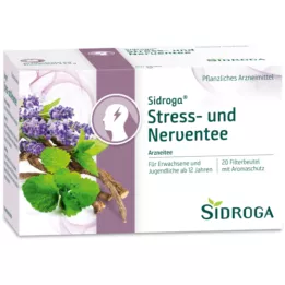 SIDROGA Filtrirne vrečke za čaj za stres in živce, 20X2,0 g