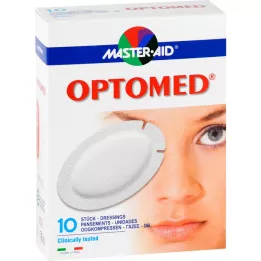 OPTOMED Sterilni samolepilni obkladki za oči, 10 kosov