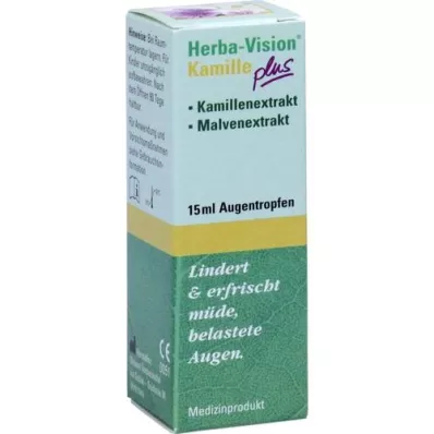 HERBA-VISION Kamilica plus kapljice za oči, 15 ml