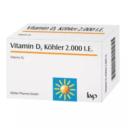 VITAMIN D3 KÖHLER 2.000 I.U. kapsul, 120 kosov