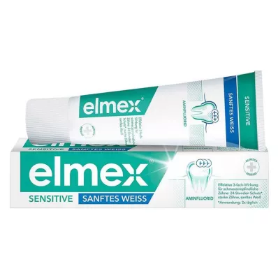 ELMEX SENSITIVE Nežna bela zobna pasta, 75 ml