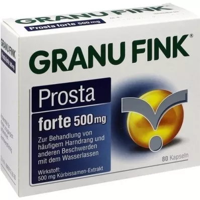 GRANU FINK Prosta forte 500 mg trde kapsule, 80 kosov