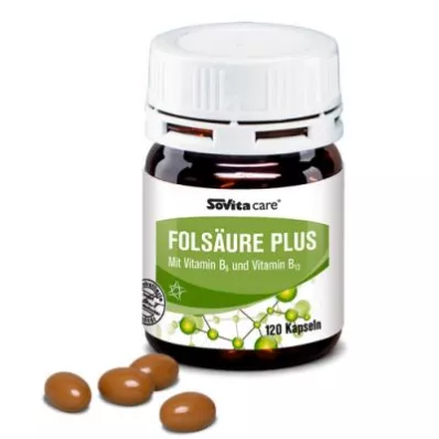 SOVITA CARE Folna kislina Plus, 120 kapsul