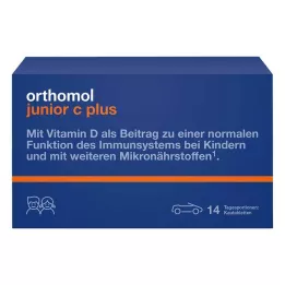 ORTHOMOL Junior C plus žvečljive tablete, 14 kosov