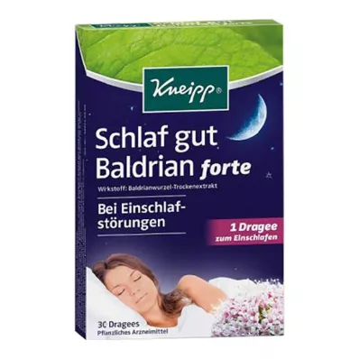 Kneipp Sleep well Baldrijan forte obložene tablete, 30 kom Kneipp Sleep well Baldrijan forte obložene tablete, 30 kom