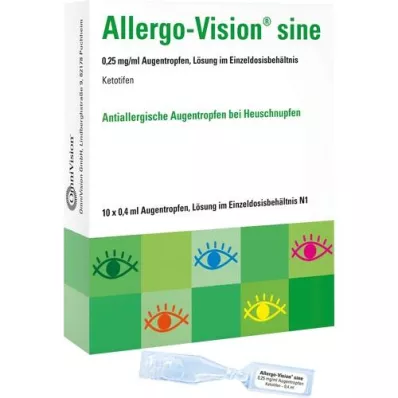 ALLERGO-VISION sine 0,25 mg/ml AT v enkratnem odmerku, 10X0,4 ml