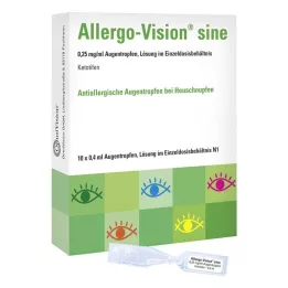 ALLERGO-VISION sine 0,25 mg/ml AT v enkratnem odmerku, 10X0,4 ml
