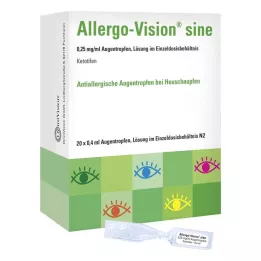 ALLERGO-VISION sine 0,25 mg/ml AT v enkratnem odmerku, 20X0,4 ml