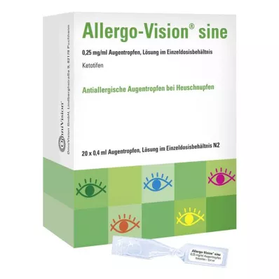 ALLERGO-VISION sine 0,25 mg/ml AT v enkratnem odmerku, 20X0,4 ml